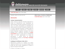 Tablet Screenshot of debianware.com
